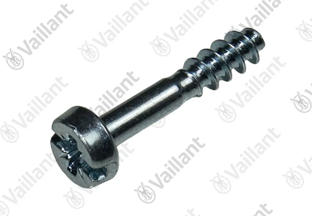 Vaillant Schraube mit sechskantigem Kopf und geriffeltem Schaft, geeignet für verschiedene Anwendungen.